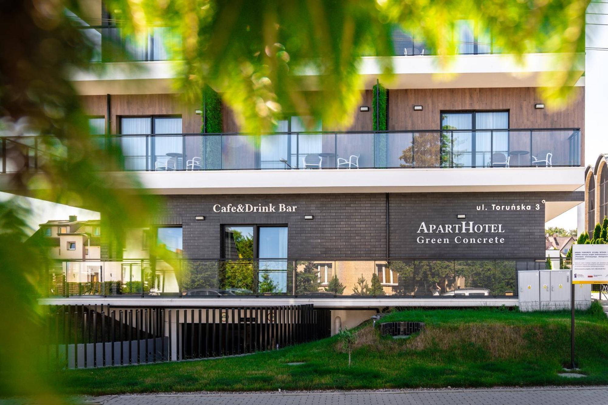 Aparthotel Green Concrete - Eko-Bus Na Plaze, Rowery I Masaze Świnoujście Buitenkant foto
